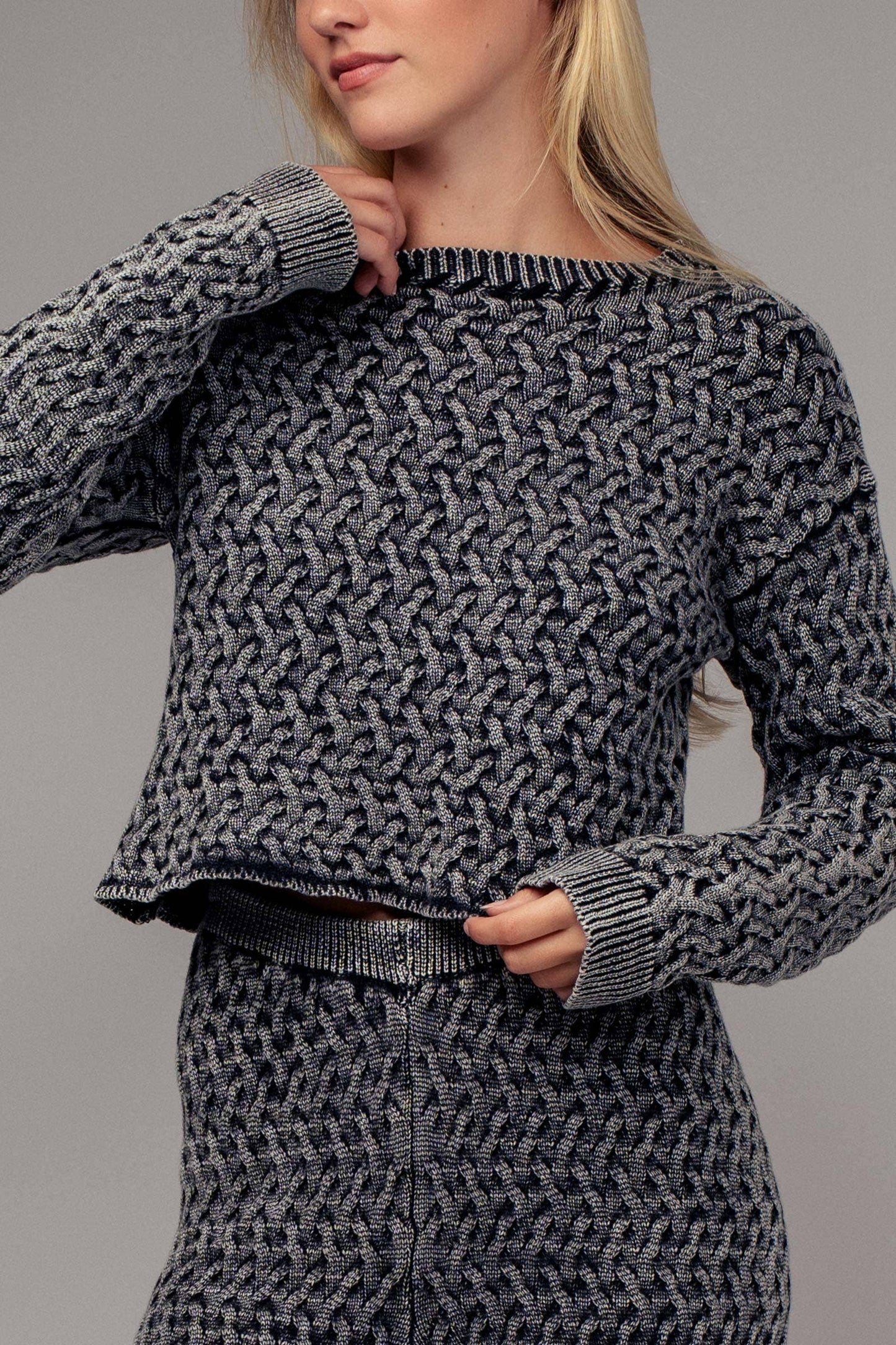 Knit Sweater & Pants Lounge Set