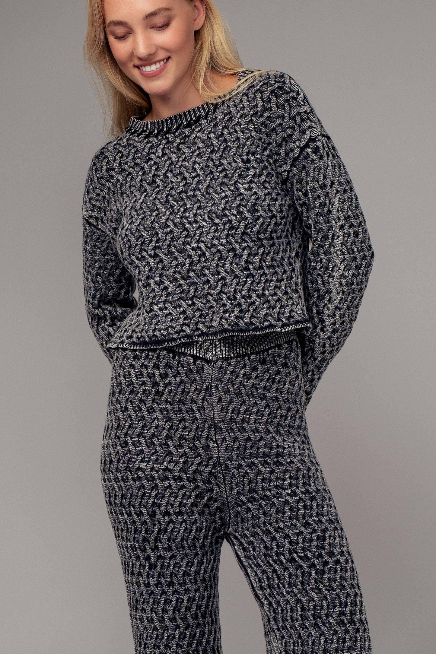 Knit Sweater & Pants Lounge Set