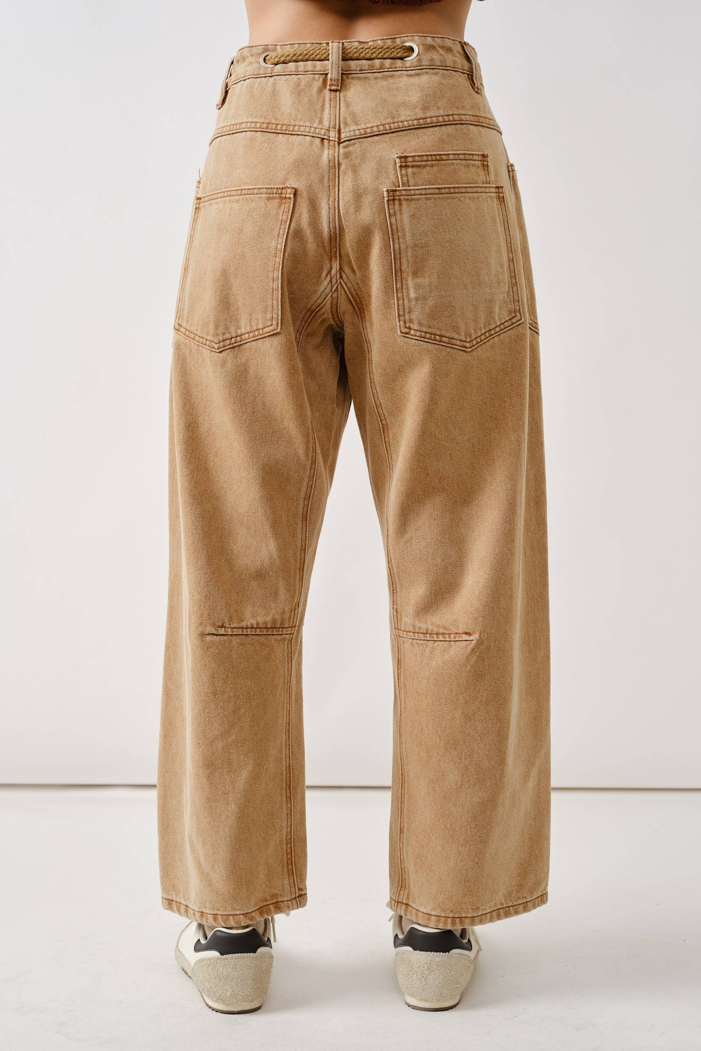 Barrel Denim Pants