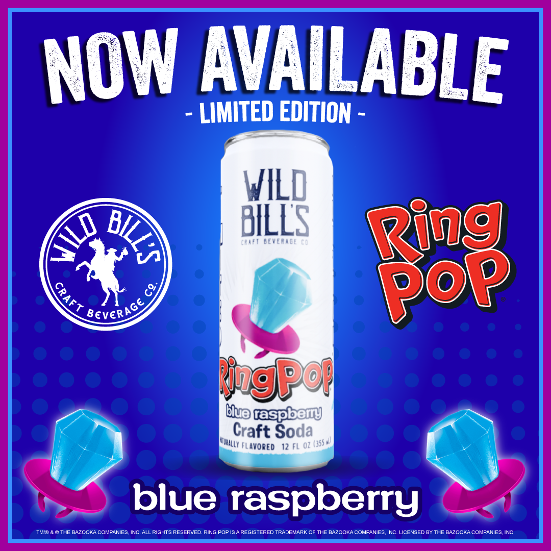 Ring Pop Blue Raspberry Soda