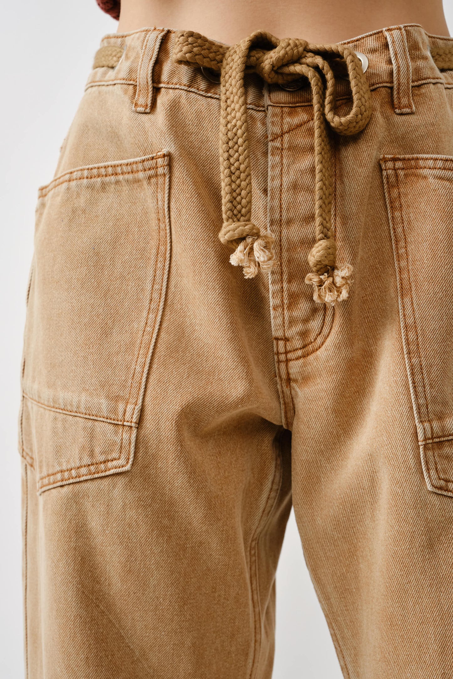 Barrel Denim Pants