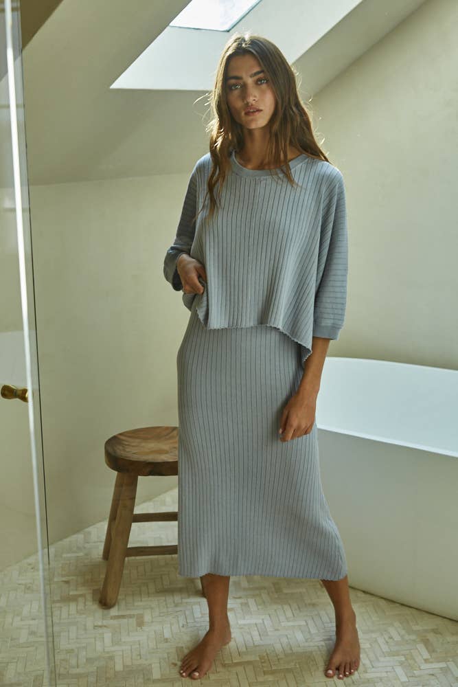 Knit Short Sleeve Top