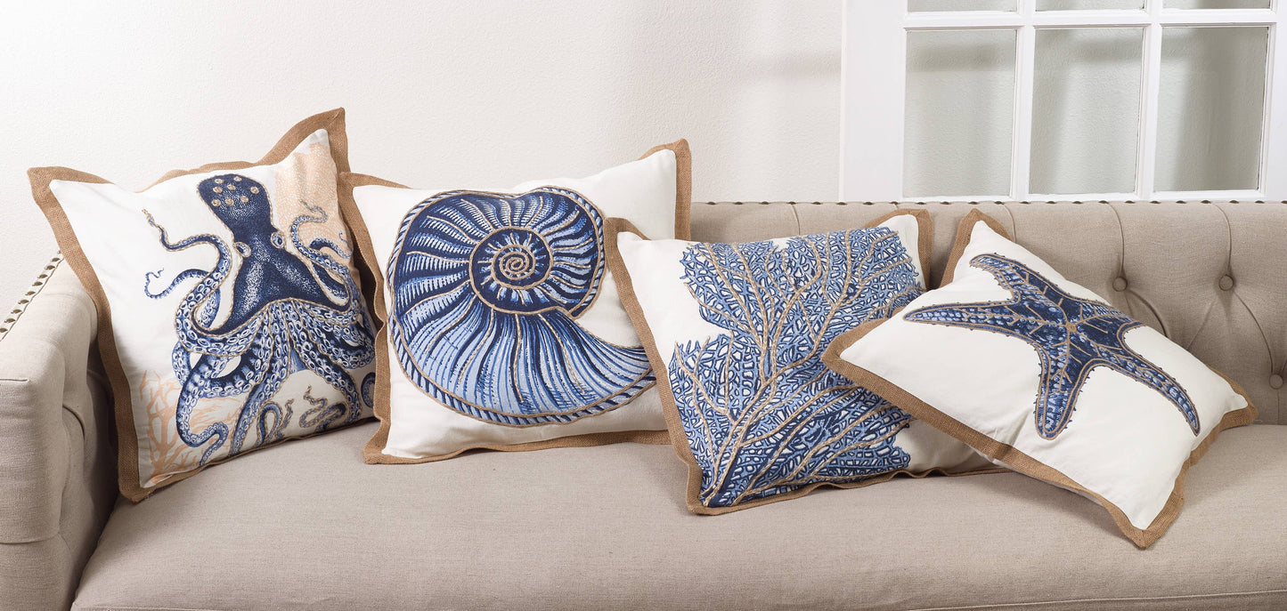 Down Filled Octopus Pillow
