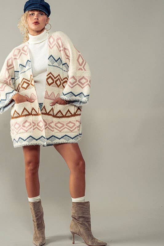 Oversized Knit Cardigan