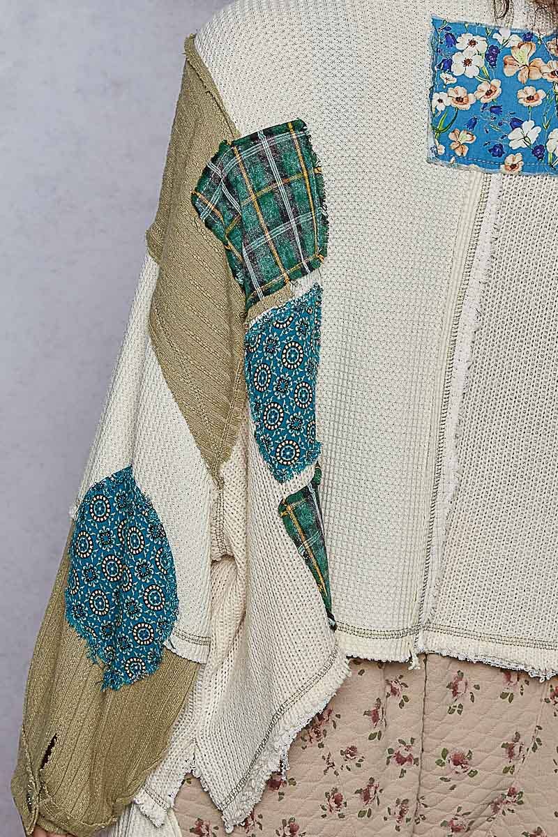 Cut & Sew Knit Sweater