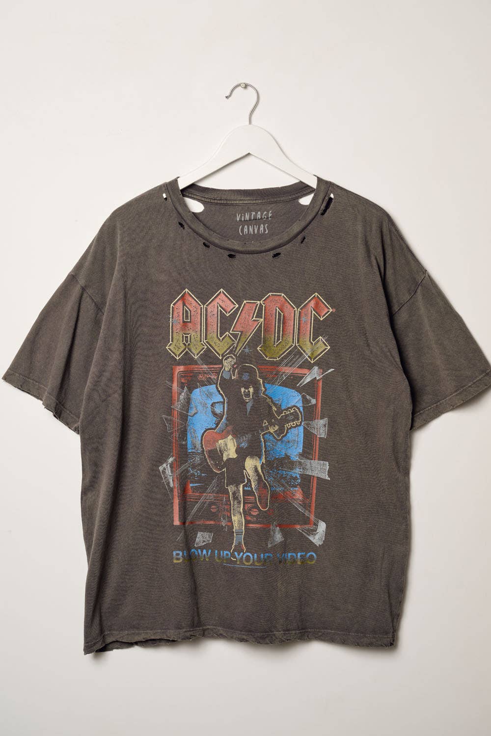 AC/DC "Blow Up Your Video" Vintage-Wash Graphic Tee