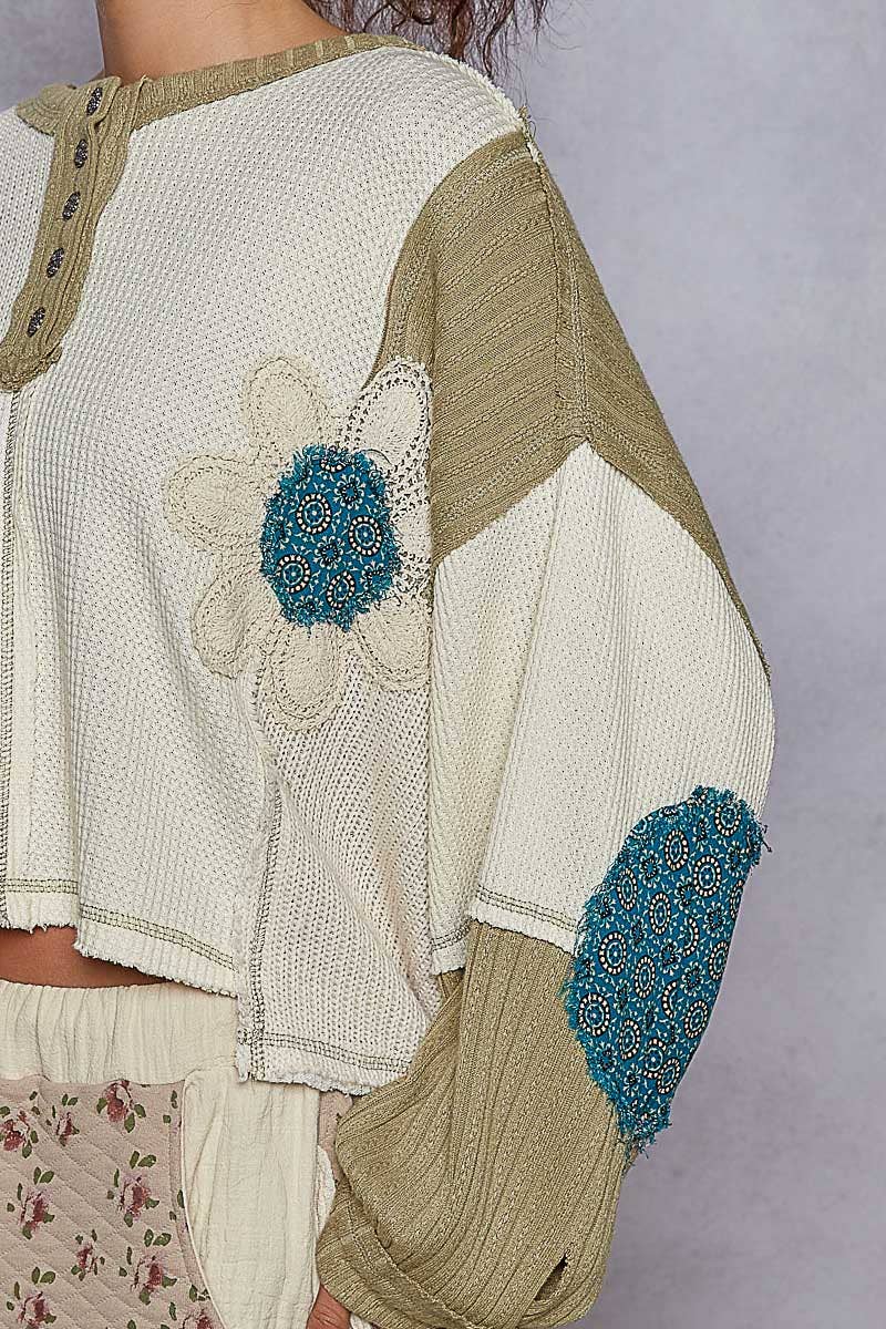 Cut & Sew Knit Sweater