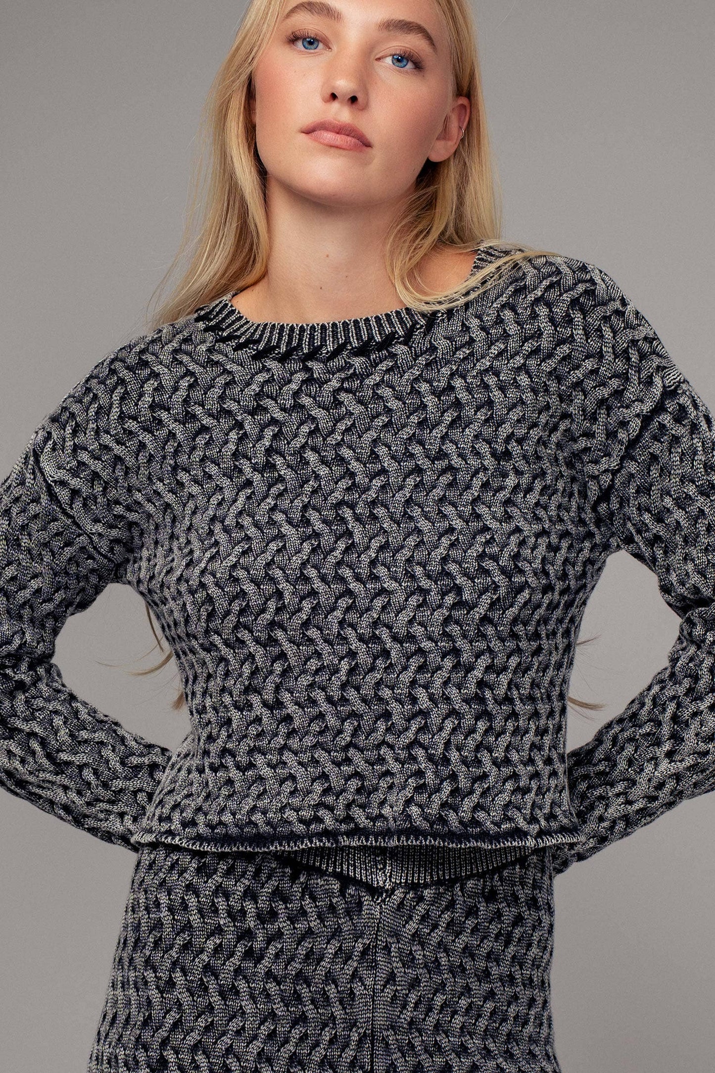 Knit Sweater & Pants Lounge Set