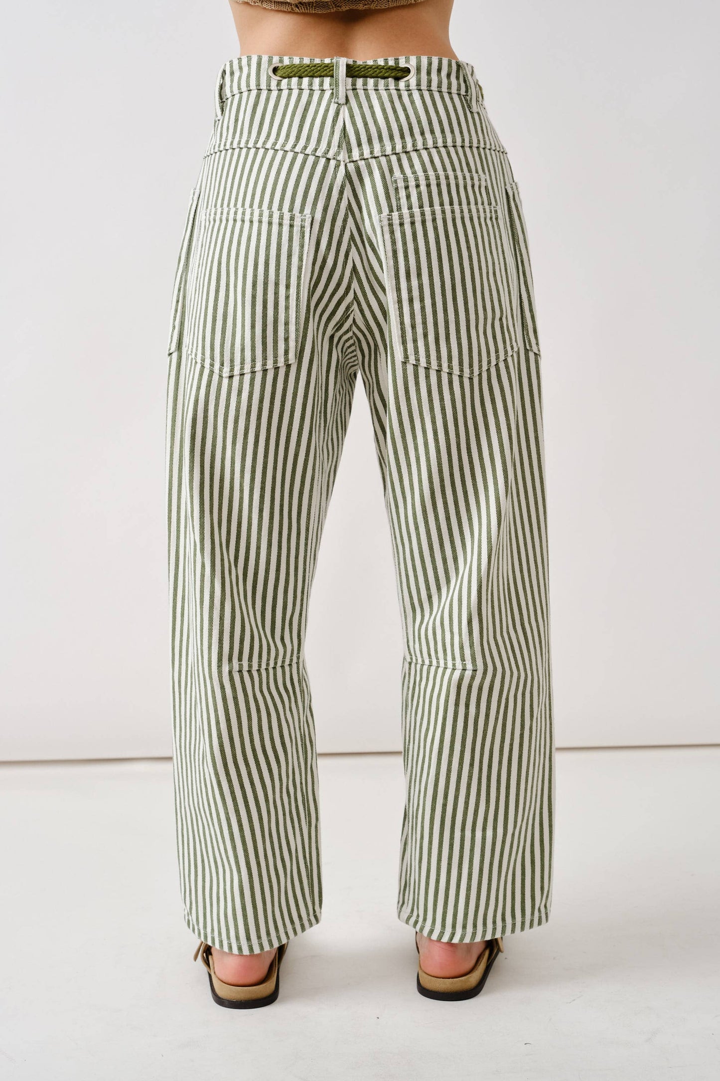 Barrel Denim Pants
