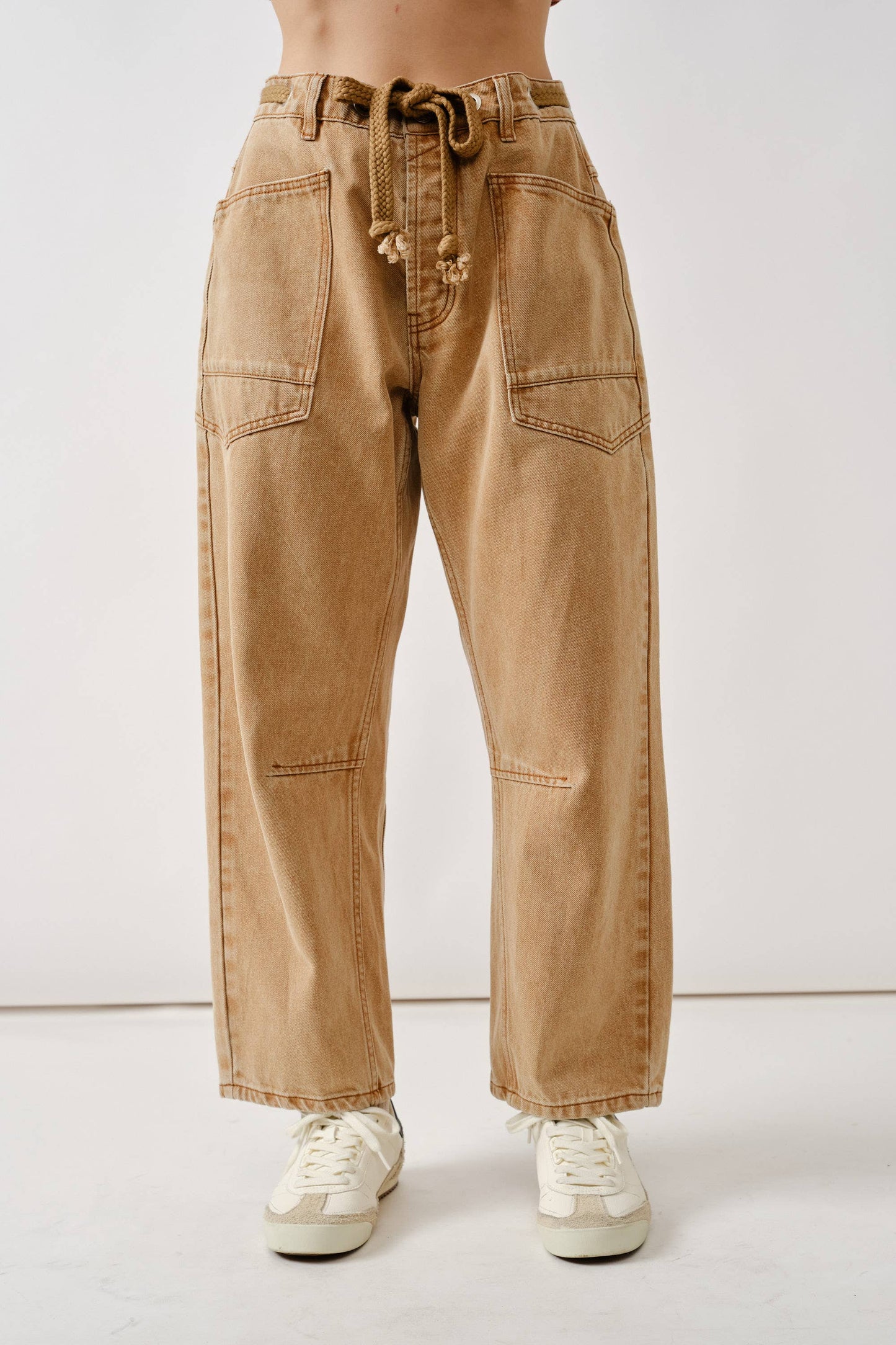 Barrel Denim Pants