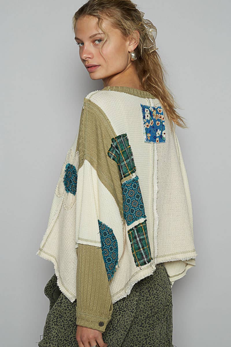Cut & Sew Knit Sweater