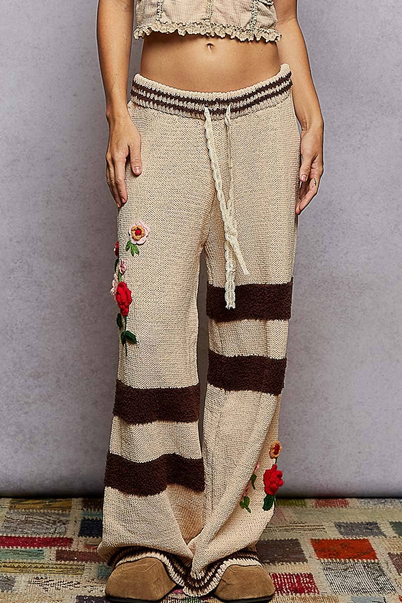 Striped & Floral Lounge Pants