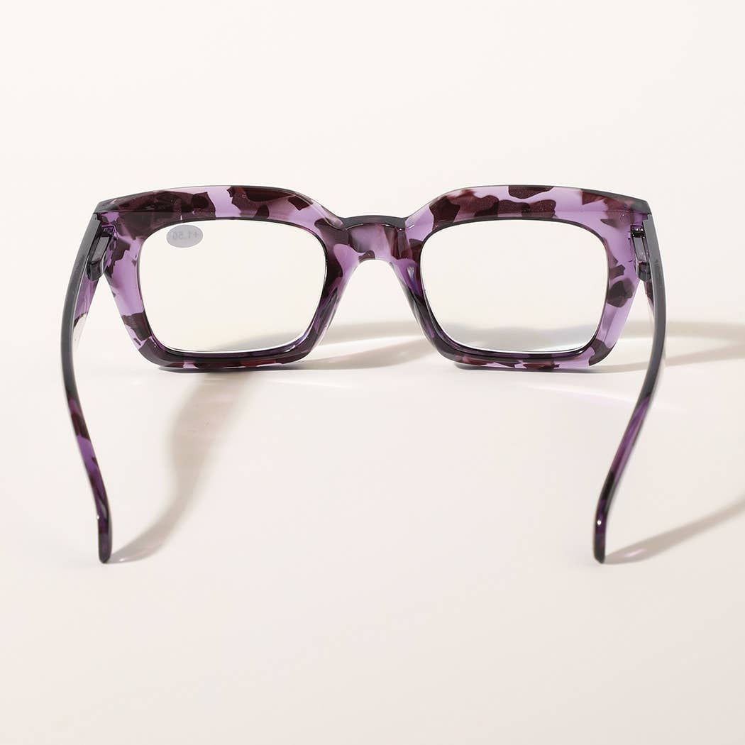 Blue Light Blocking Chunky Frame Reading Glasses