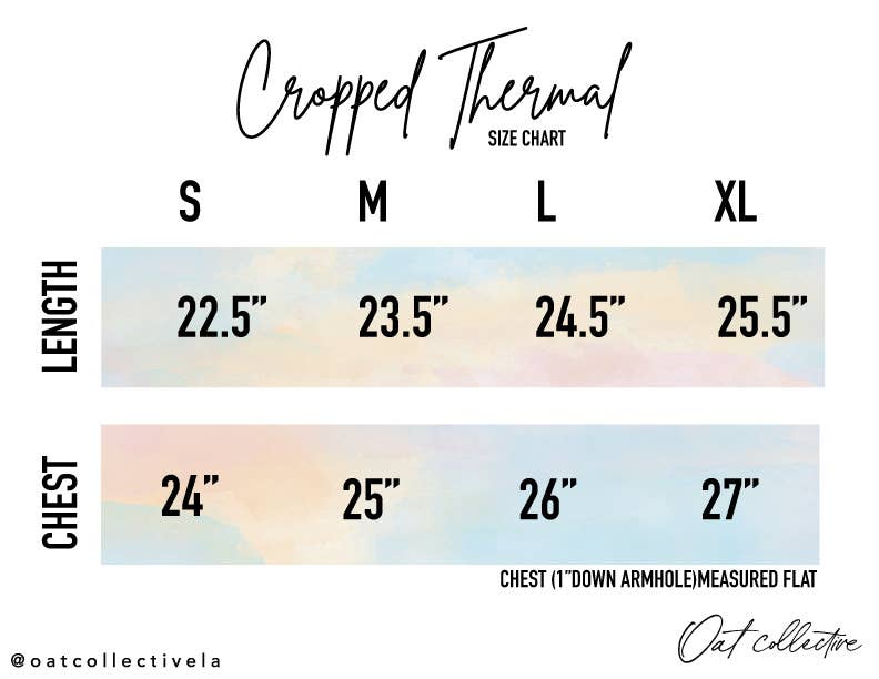 Cropped Thermal Pullover
