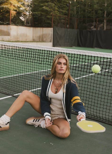 Varsity Oversized Cardigan