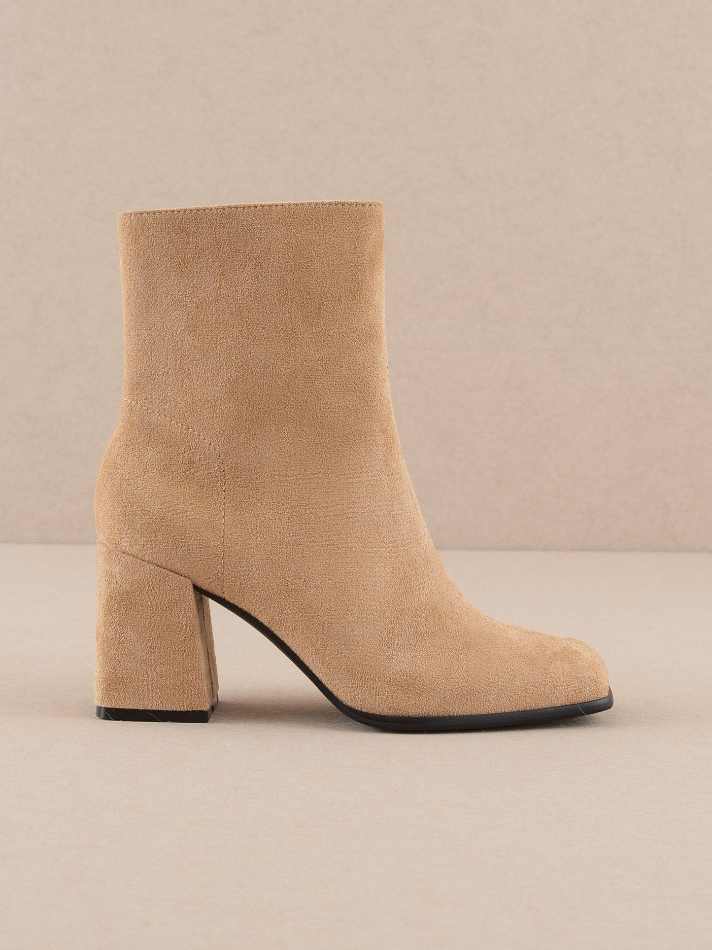 The Queens | Almond Block Bootie