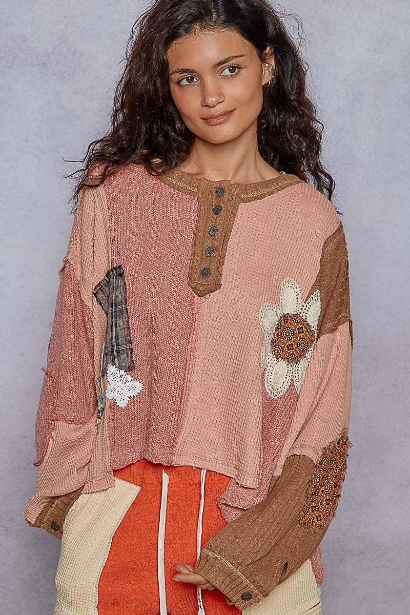 Cut & Sew Knit Sweater