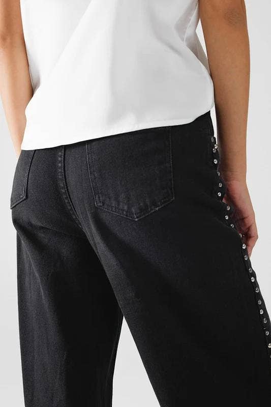 Studded Black Jeans