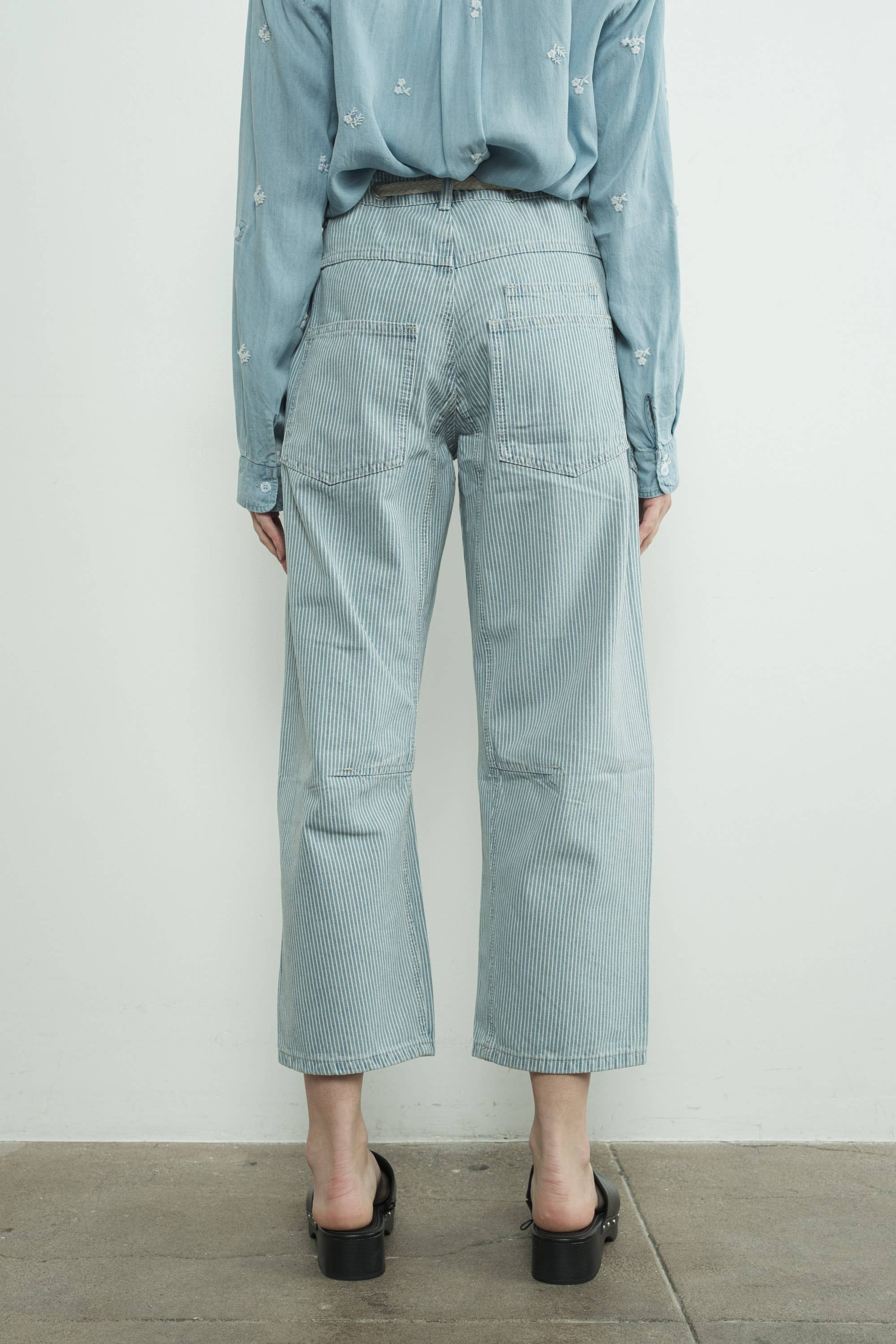 Barrel Denim Pants