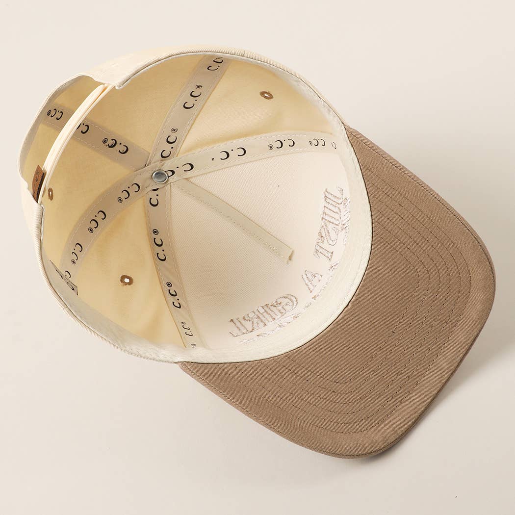 'Just A Girl Who Loves Jesus' Embroidered Trucker Hat