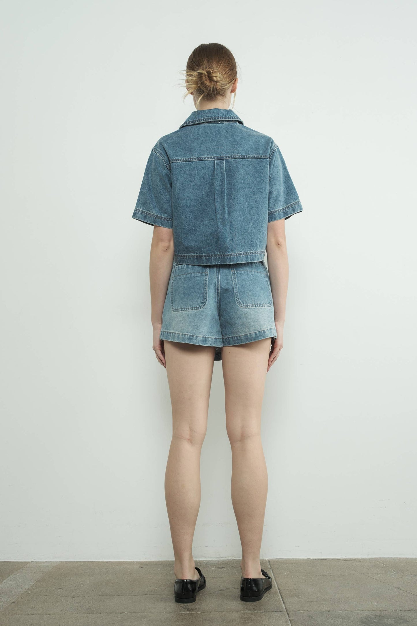 Classic Denim Mini Skort