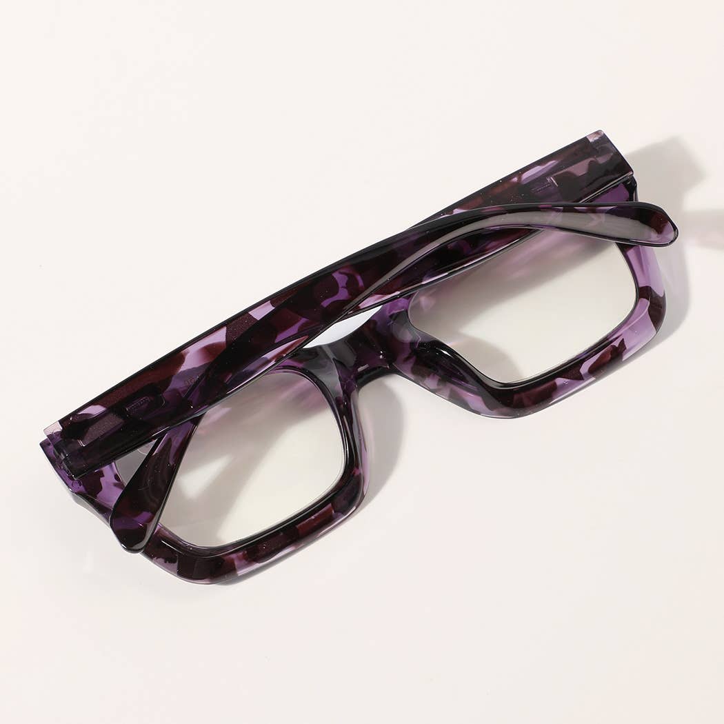 Blue Light Blocking Chunky Frame Reading Glasses