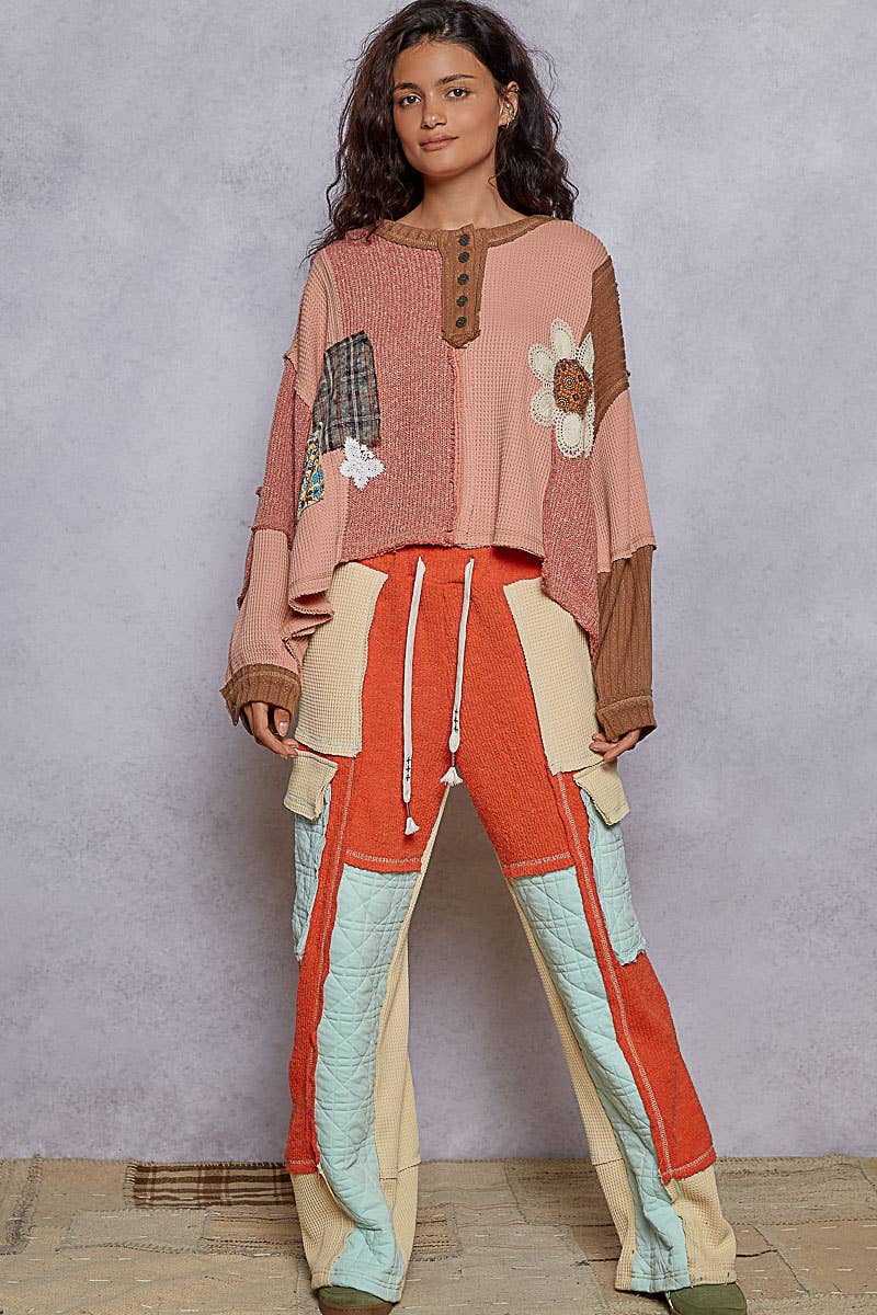 Cut & Sew Knit Sweater