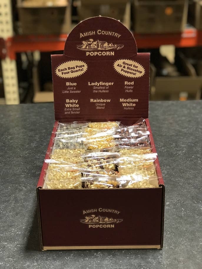 4oz. Popcorn Sampler Display Box