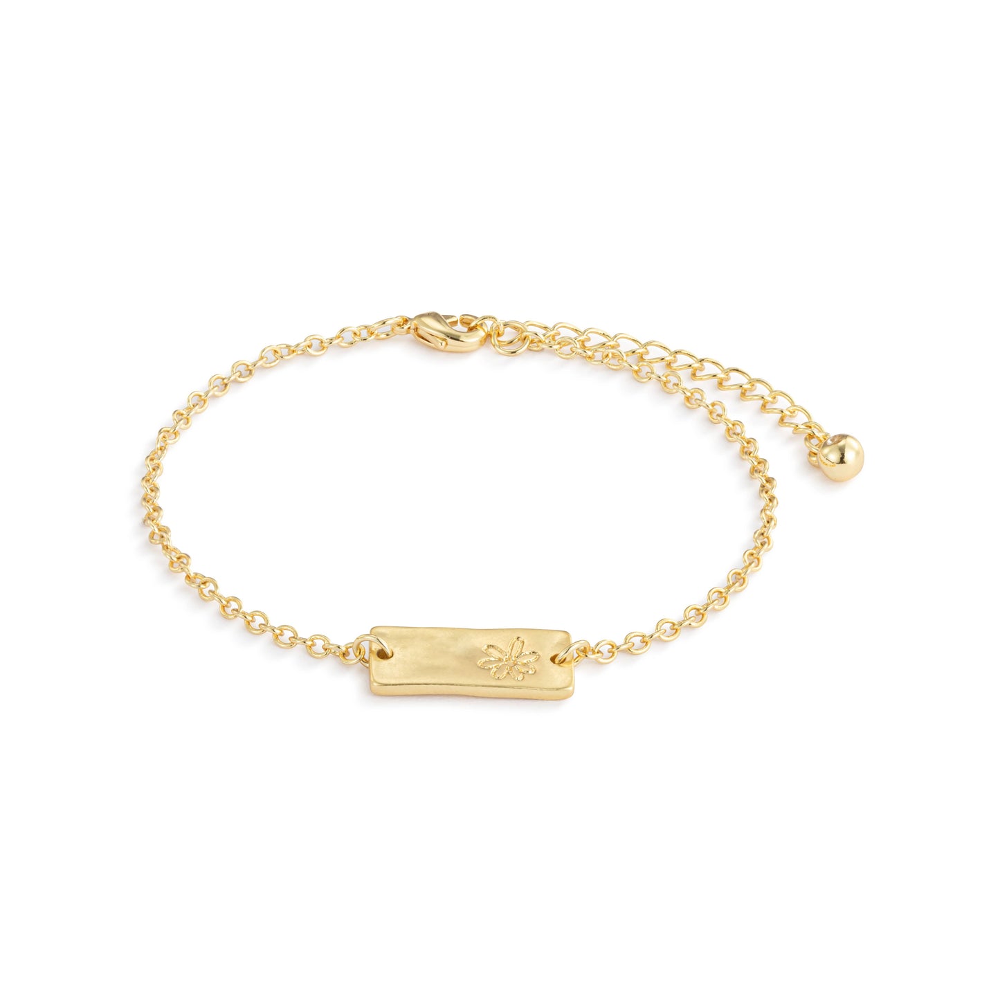 Daisy Charm Bracelet - Gold