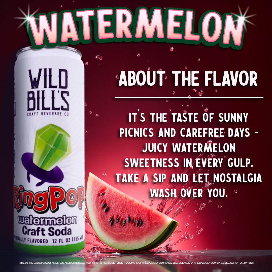 Ring Pop Watermelon Soda