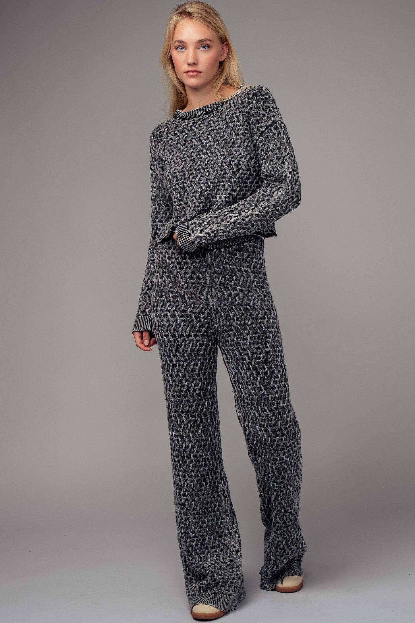 Knit Sweater & Pants Lounge Set
