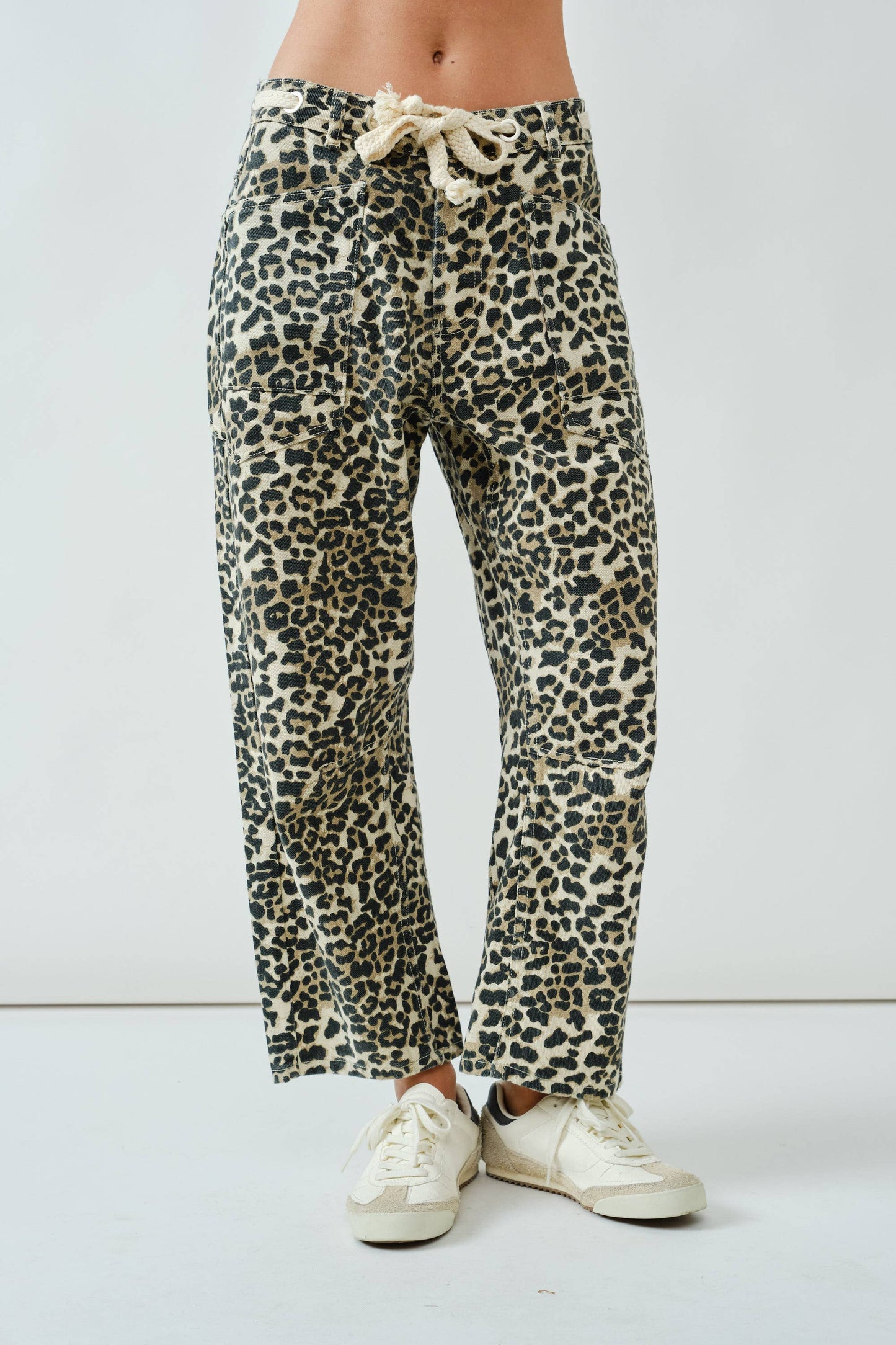 Barrel Denim Pants