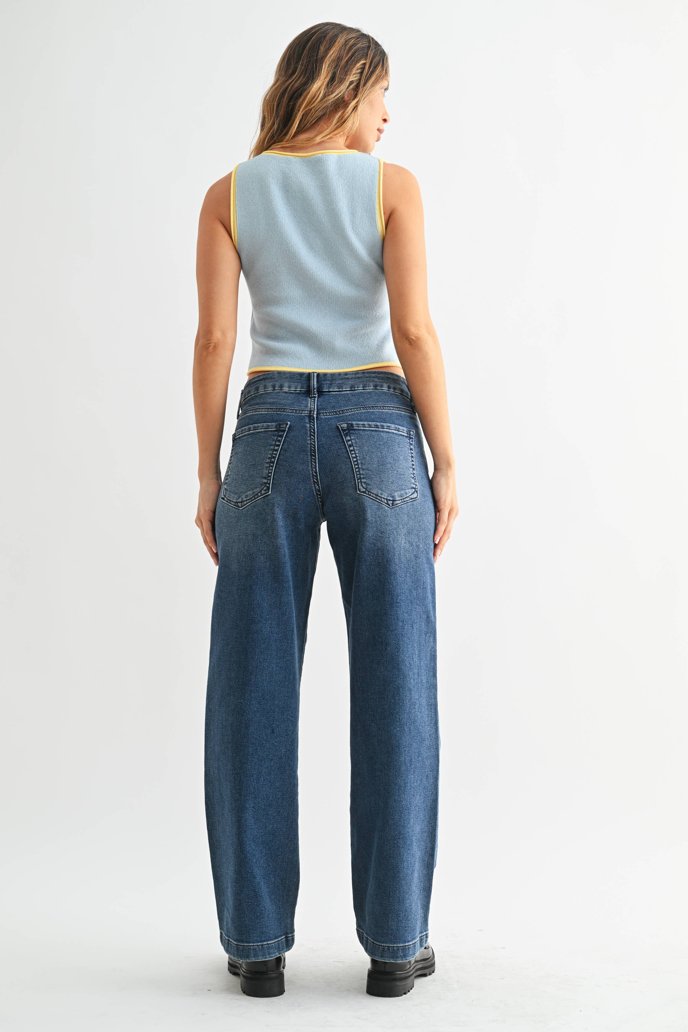 Low Rise Boyfriend Jeans