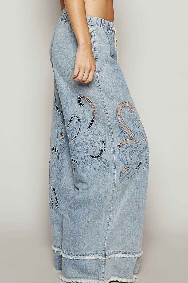 Vintage Wash Twill Trousers