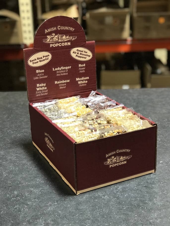 4oz. Popcorn Sampler Display Box