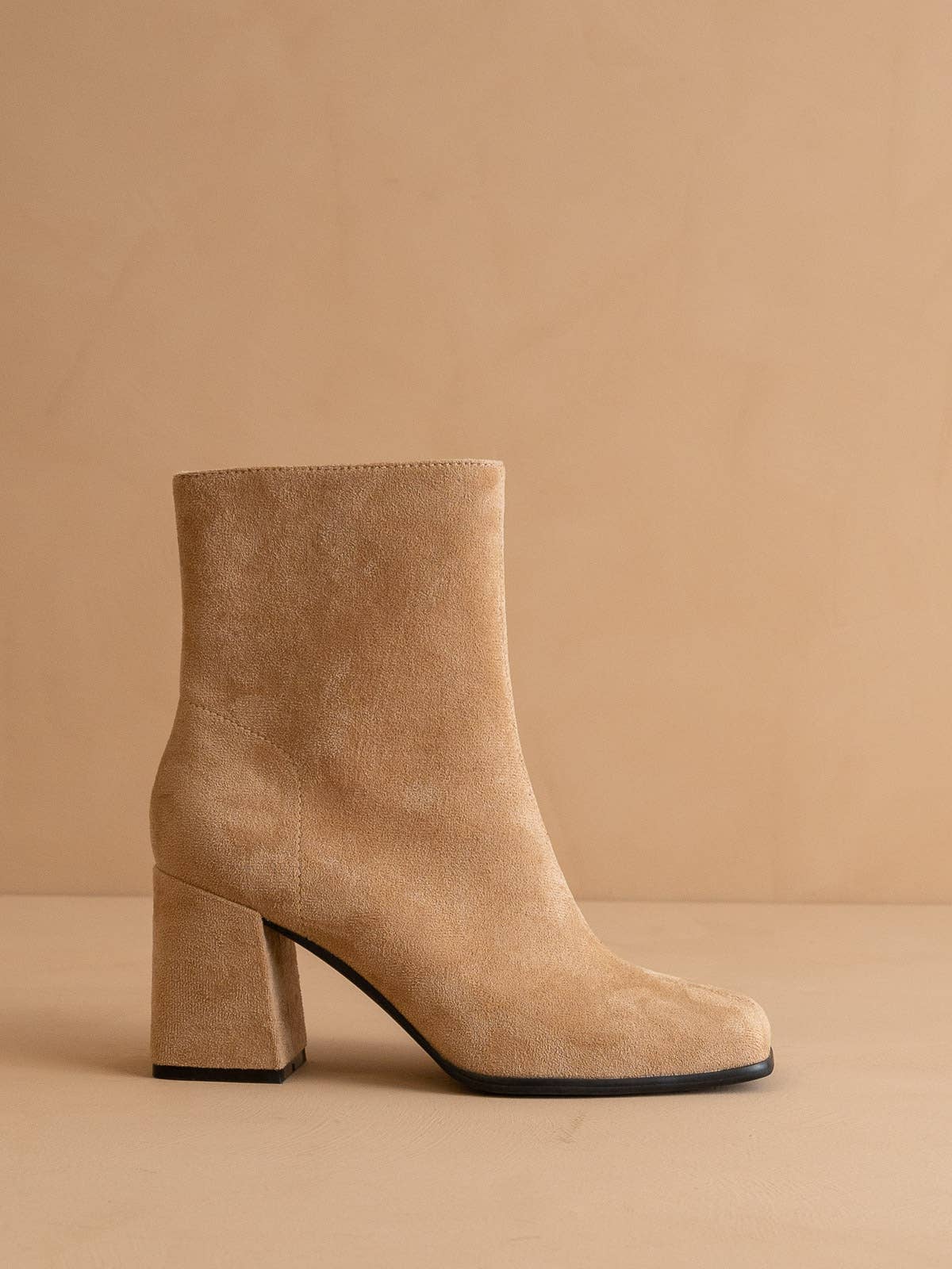 The Queens | Almond Block Bootie