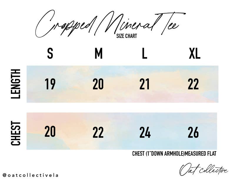 "sun sea surf" Cropped Mineral Graphic Top