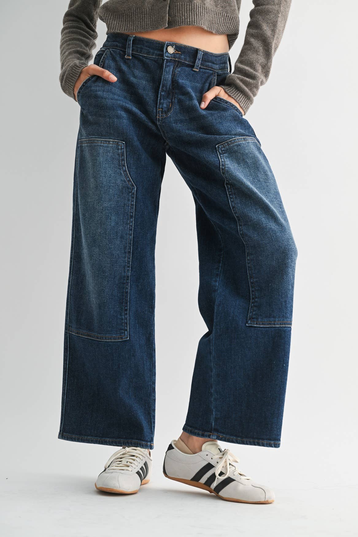 Weathered Blue Jeans