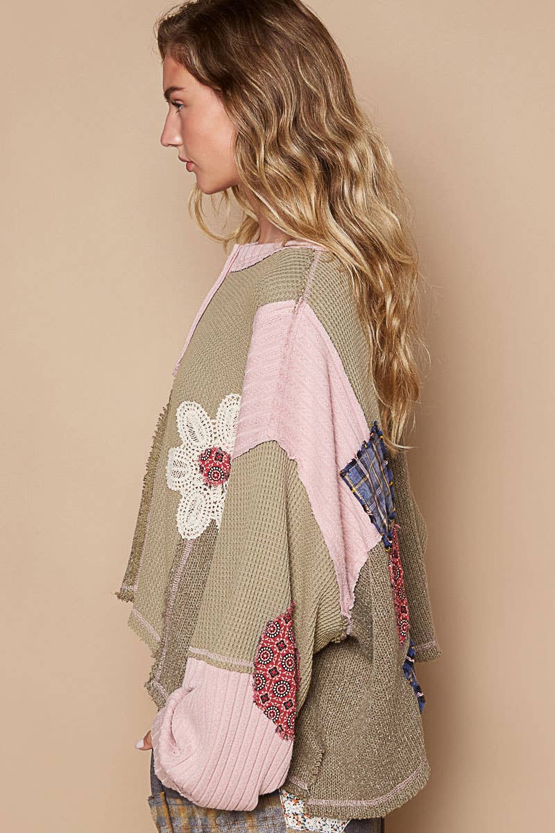 Cut & Sew Knit Sweater