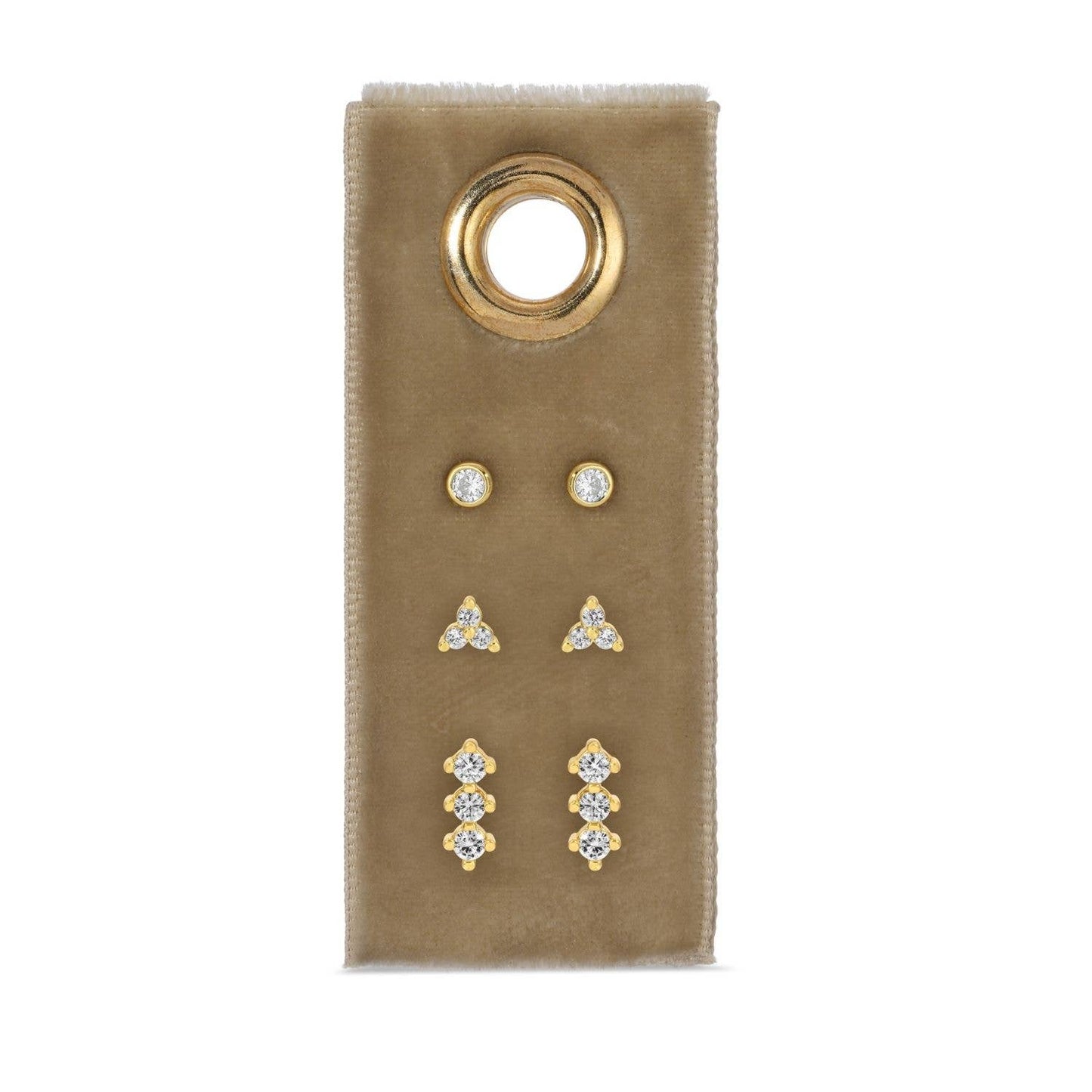 Curated Stud Set of 3