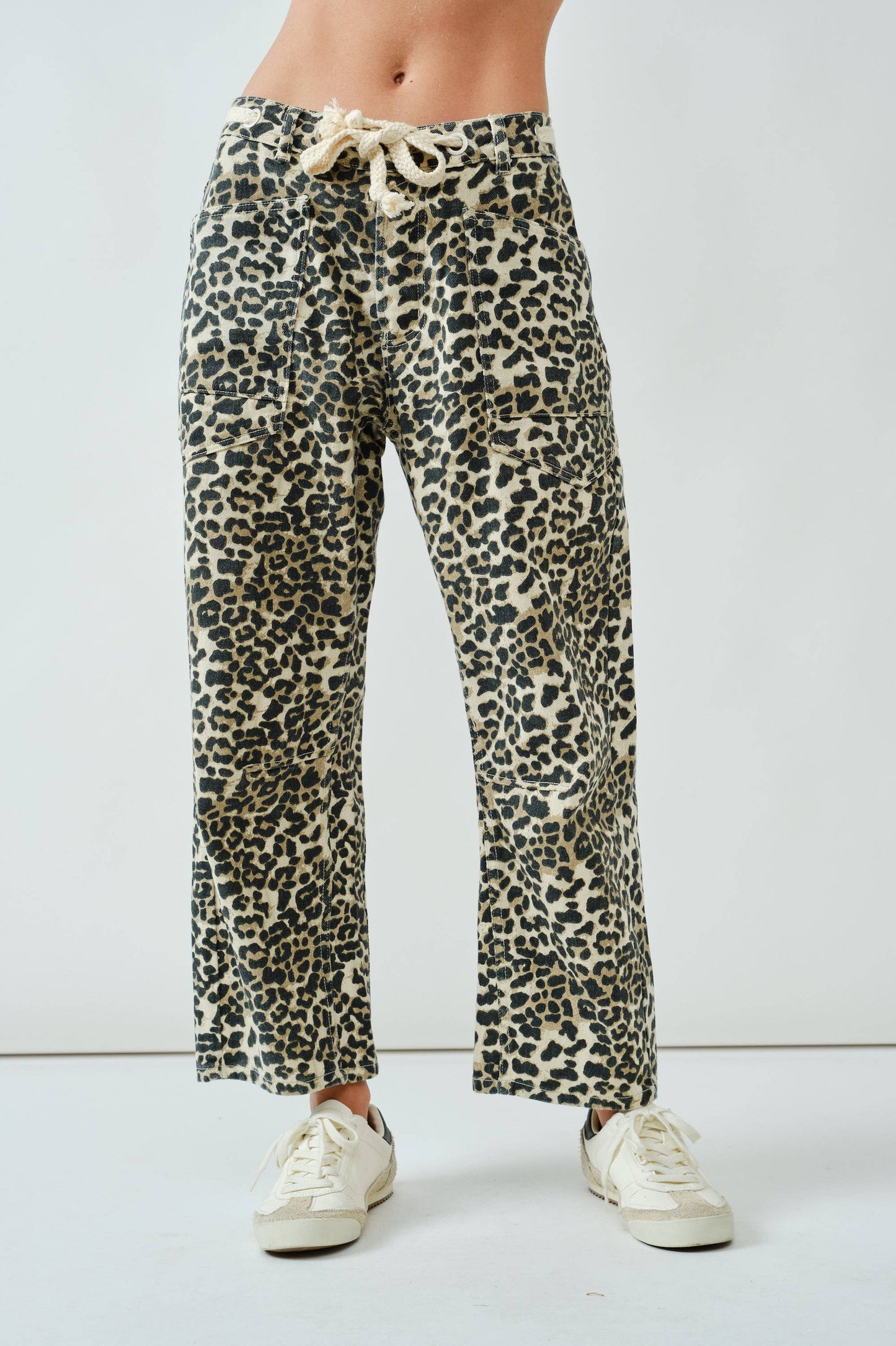 Barrel Denim Pants