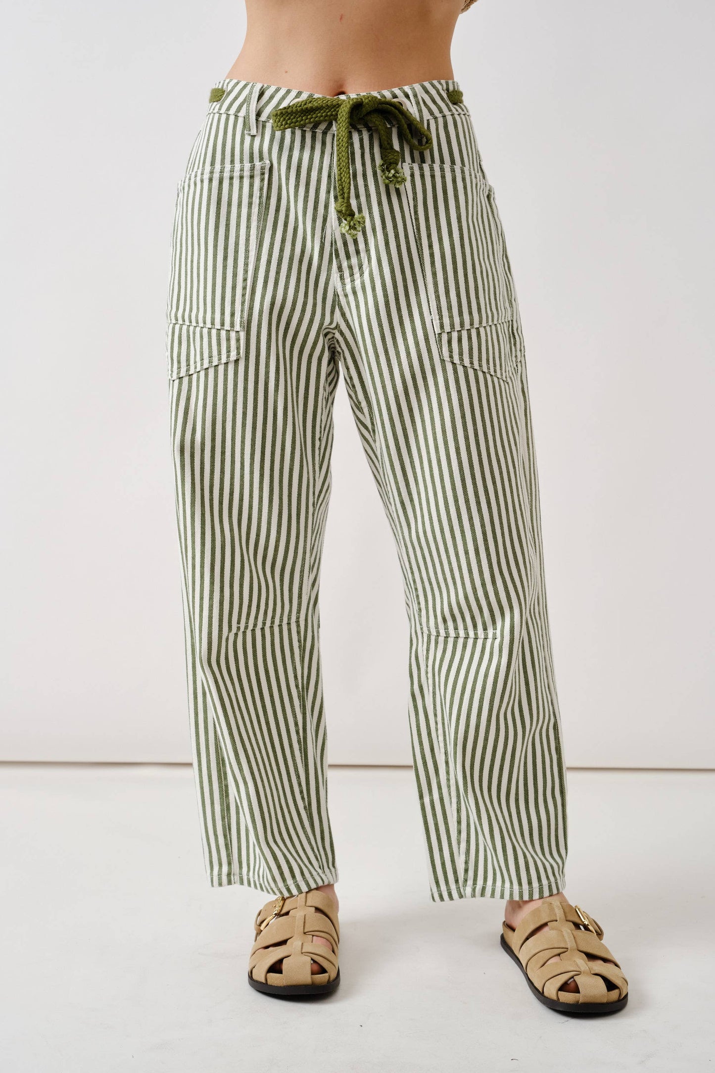 Barrel Denim Pants