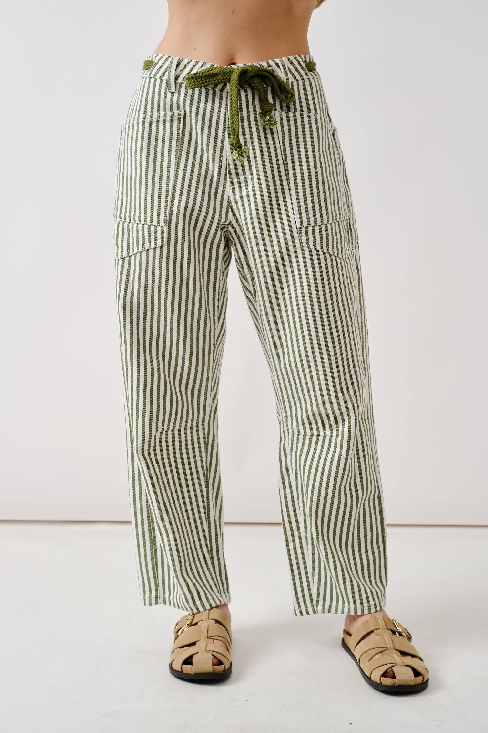 Barrel Denim Pants