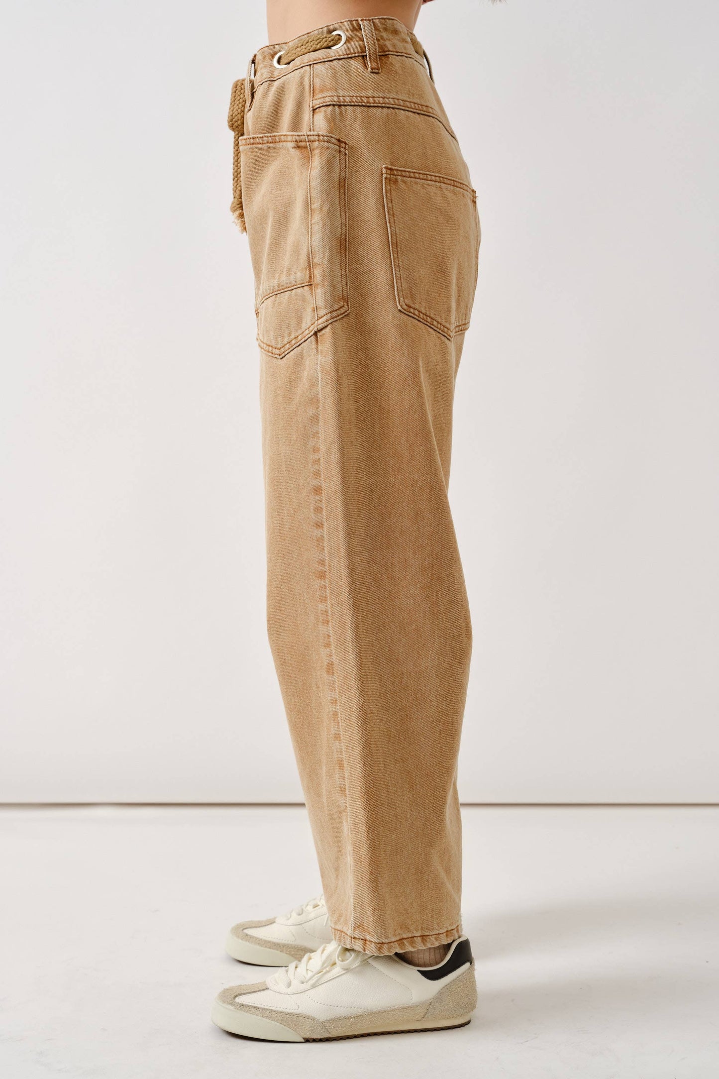 Barrel Denim Pants