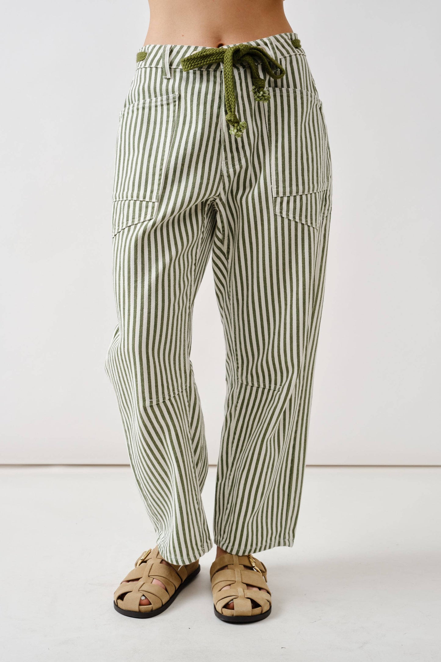 Barrel Denim Pants