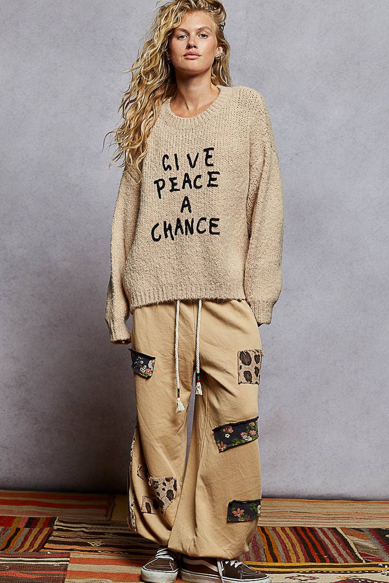 'Give Peace A Chance' Sweater