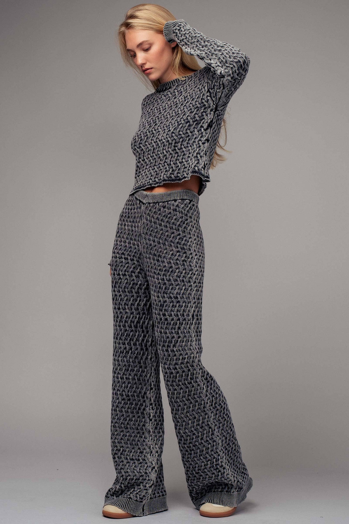 Knit Sweater & Pants Lounge Set
