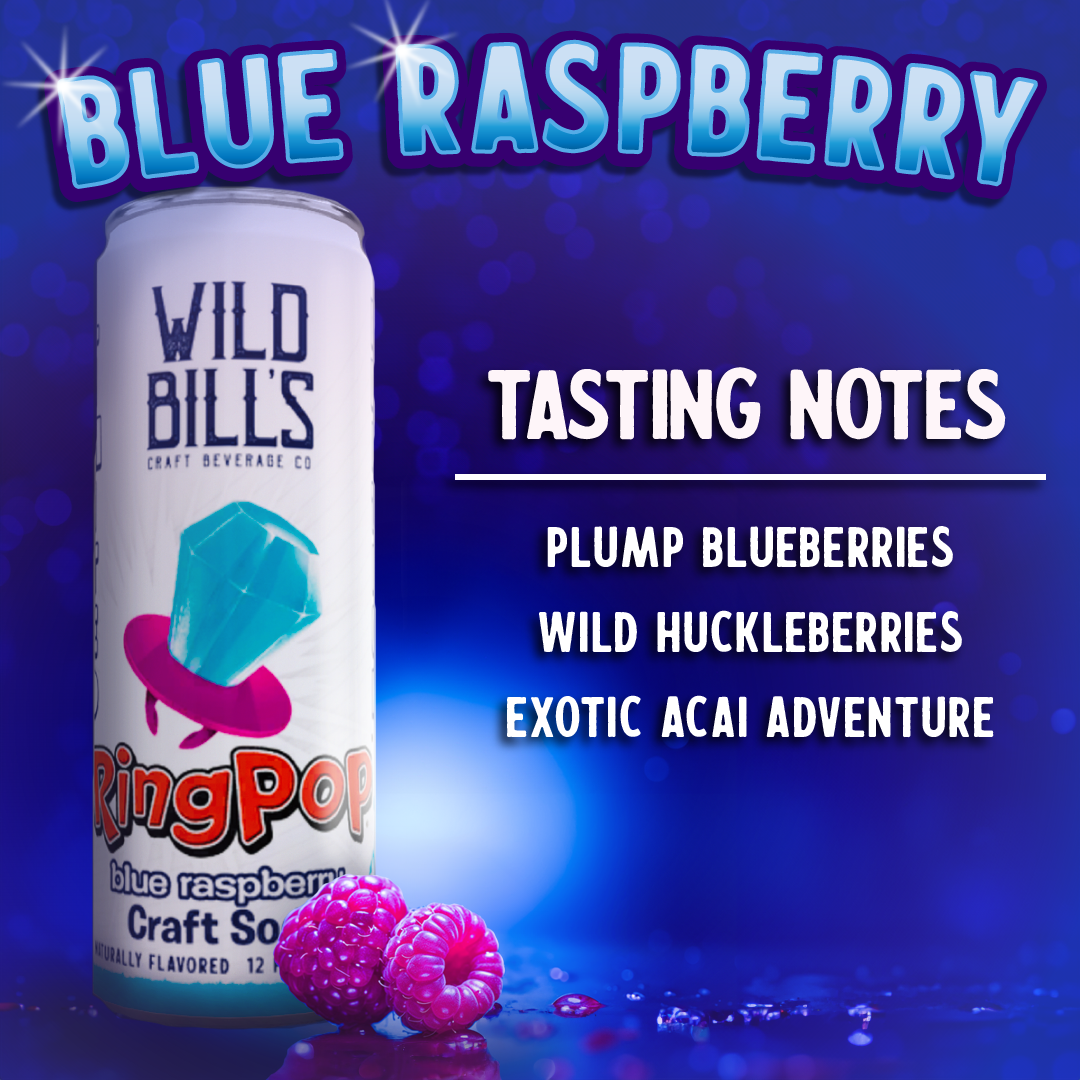 Ring Pop Blue Raspberry Soda