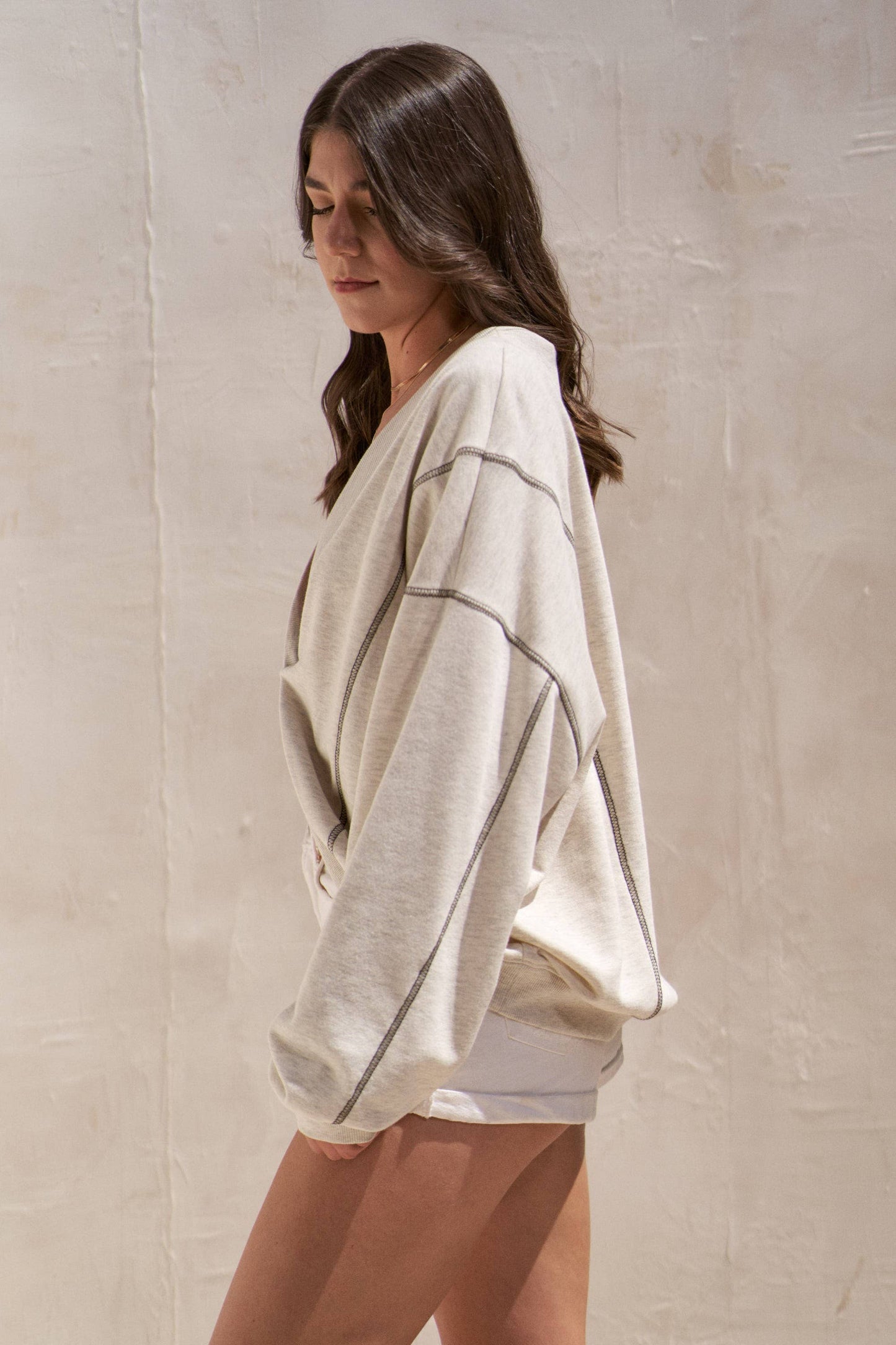 Twist Front Sweater