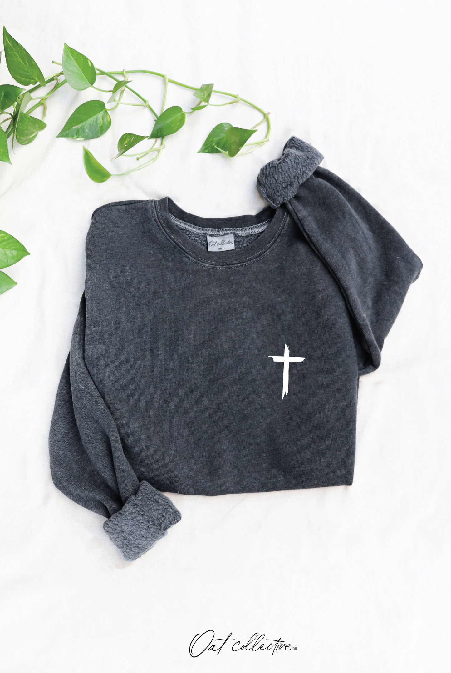 "JESUS HAS MY BACK" Graphic Sweatshirt